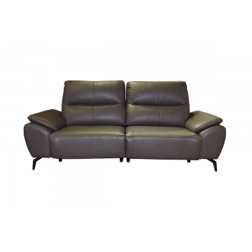 Cameo Leather and Fabric Recliner