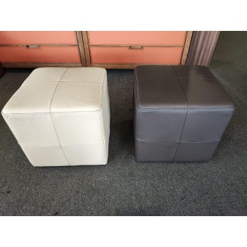 Leather Ottomon - Cube/Square